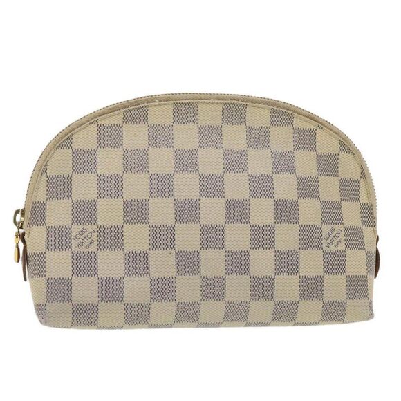 LOUIS VUITTON Damier Azur Pochette Cosmetic GM Pouch - Picture 1 of 15